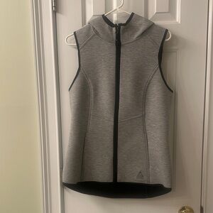 Gray Sleeveless scuba Women's Jacket